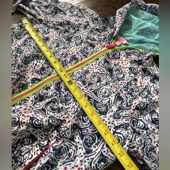 Lilly Pulitzer Women’s S Starfish Full-Zip Hooded Packable Windbreaker Jacket - Picture 7 of 11